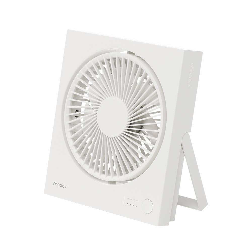 mooas Magnetic Square Cordless Desktop Fan | MF-D2