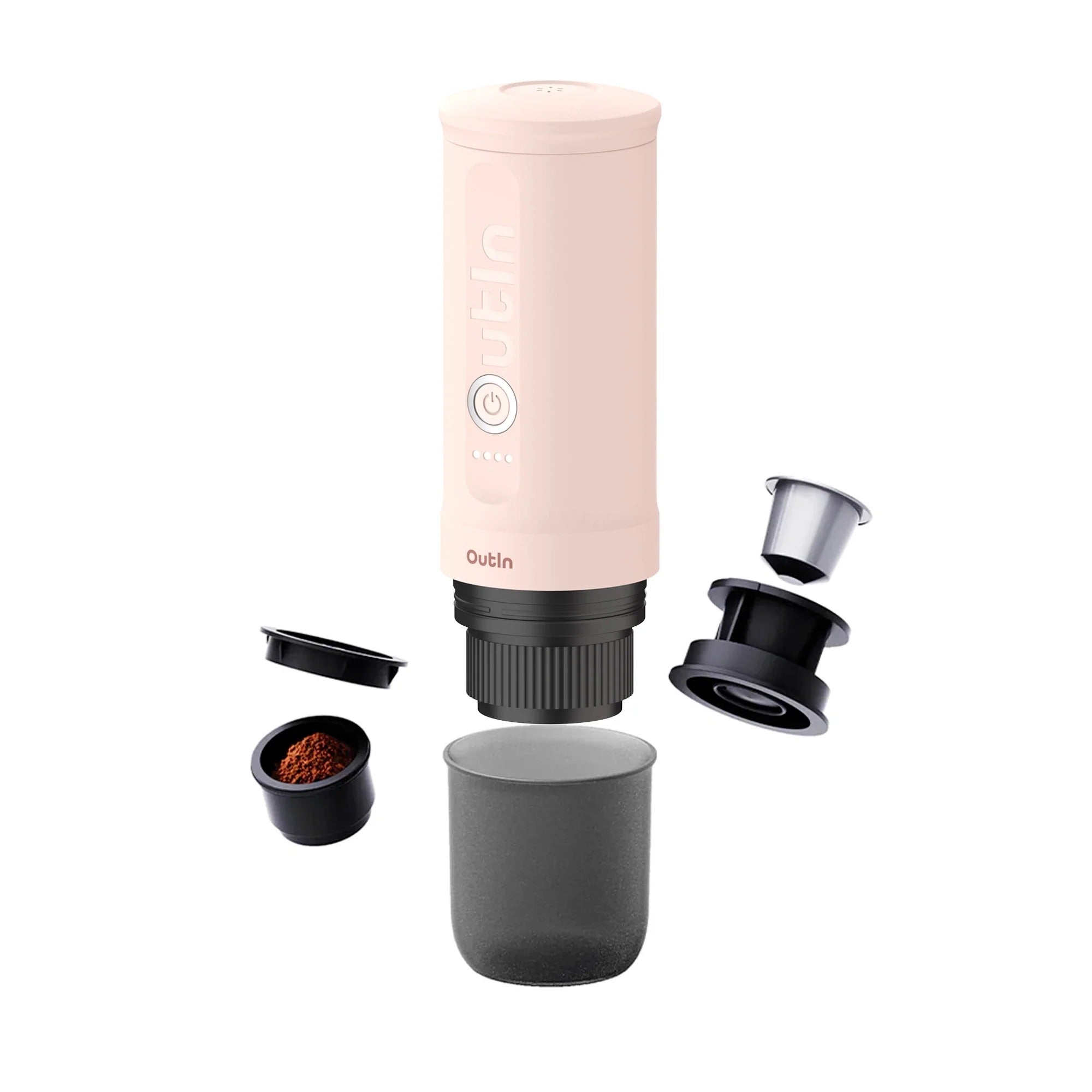 Outin Nano Portable Espresso Machine (Rose Quartz / Limited Edition)