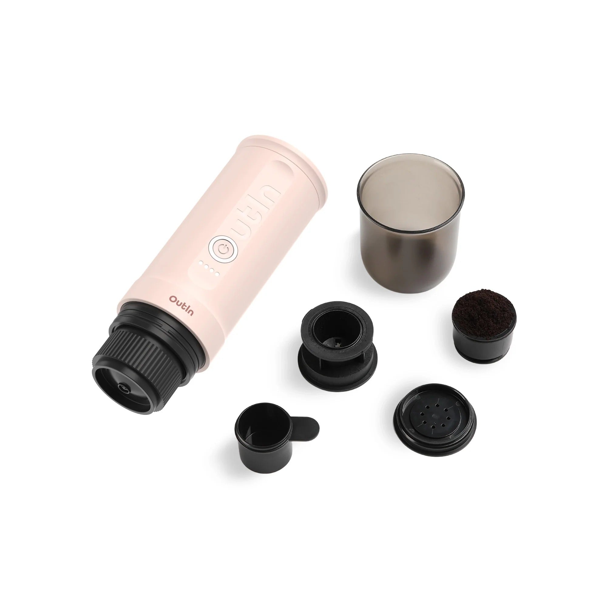 Outin Nano Portable Espresso Machine (Rose Quartz / Limited Edition)