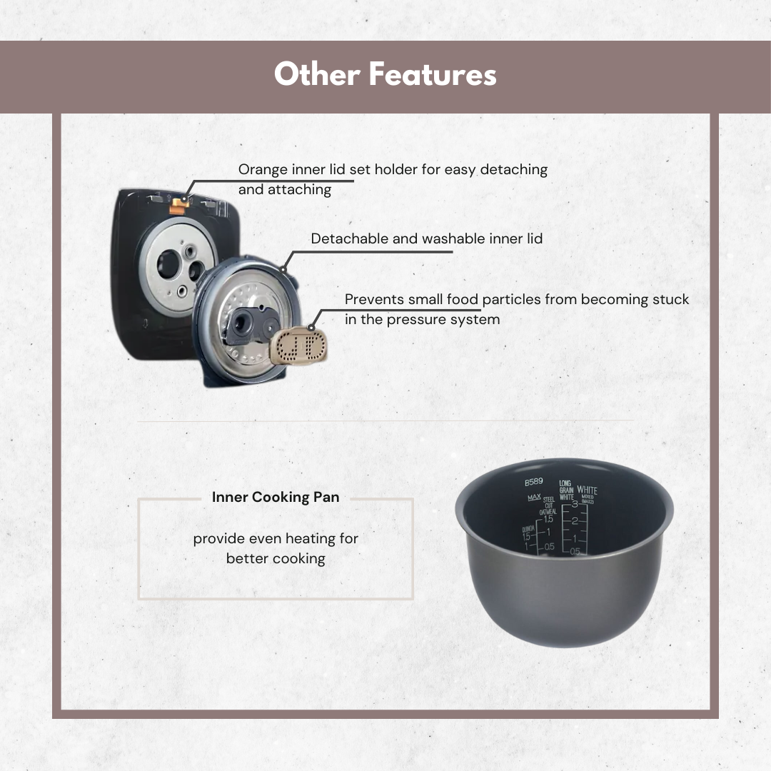 Zojirushi Mini IH Pressure Rice Cooker | NP-RLQ05 (0.5L)