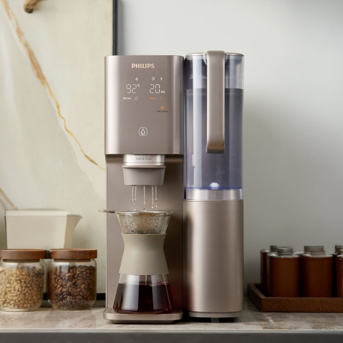 PHILIPS RO Water Dispenser with Tea & Coffee Brewing｜ADD6951BR/90