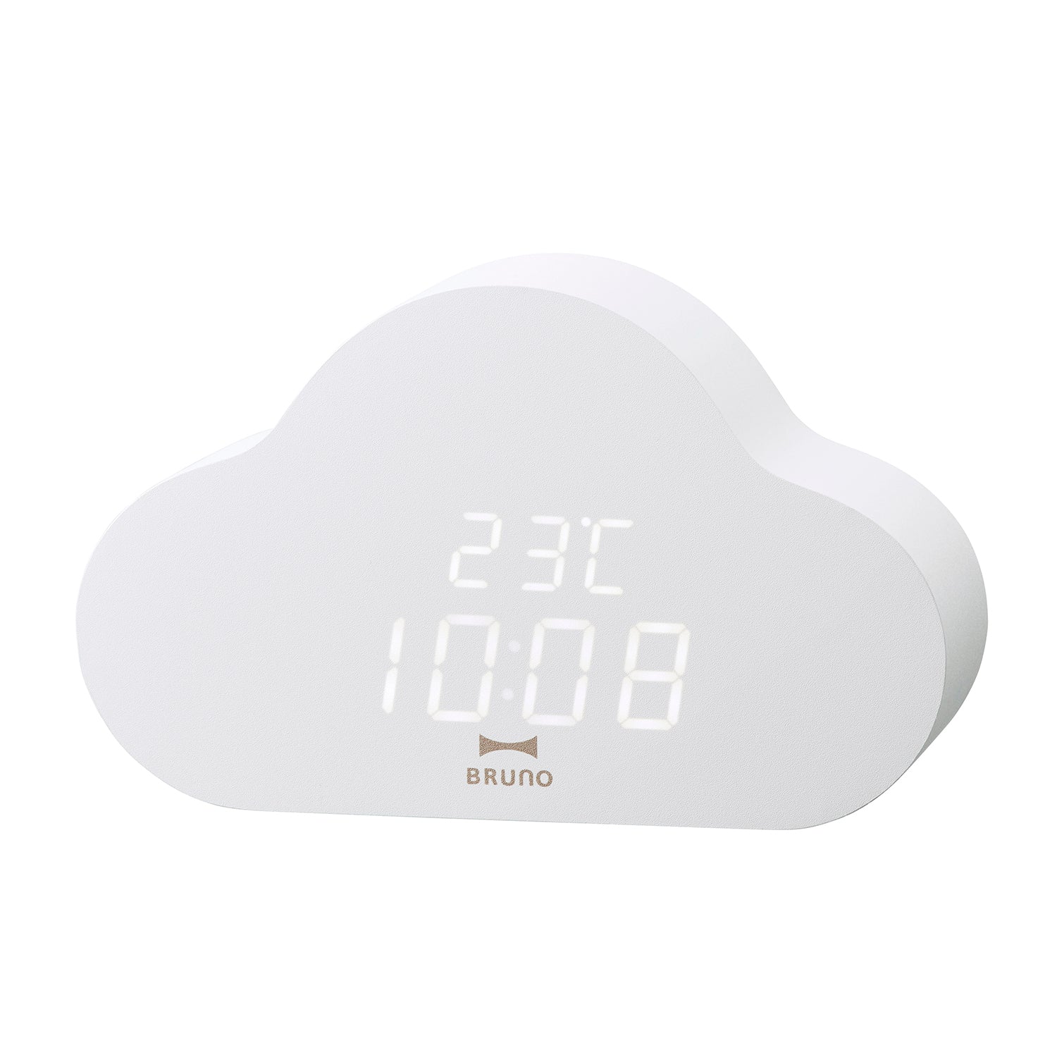 BRUNO Cloud Clock - White