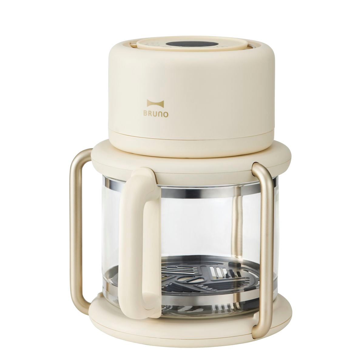 BRUNO Glass Air Fryer グレージュ 本体 BRUNO Compact Glass Air Fryer | BOE122 (220V-240V UK Plug)