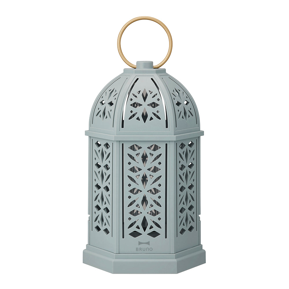 BRUNO LED Silhouette Lantern - Blue Gray