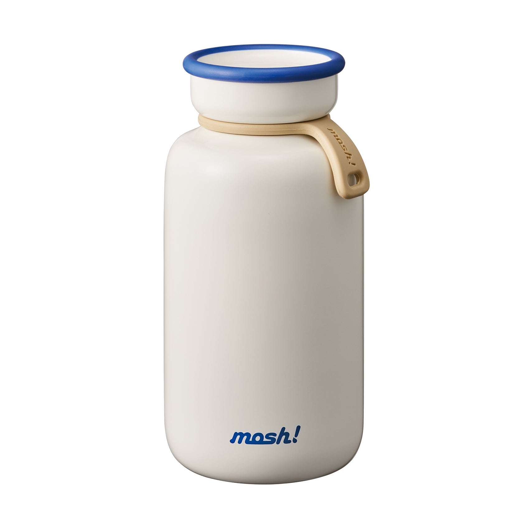 Mosh! Latte Bottle 450ml - White DS-DMLB450WH  (Preorder: Late Novemeber)