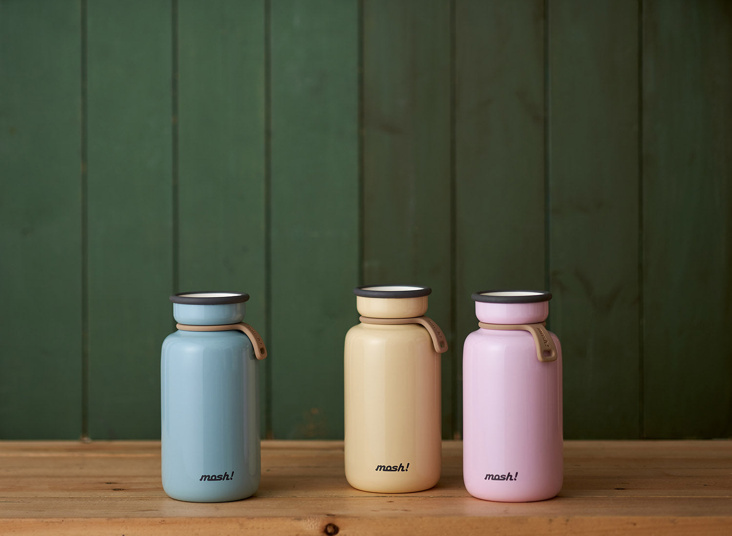 Mosh! Latte Bottle 450ml - White DS-DMLB450WH  (Preorder: Late Novemeber)