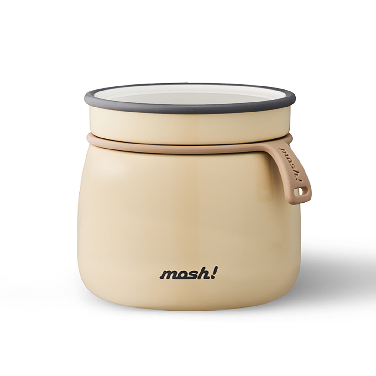 Mosh! Latte Food Pot 350ml - Ivory DS-DMLF350IV