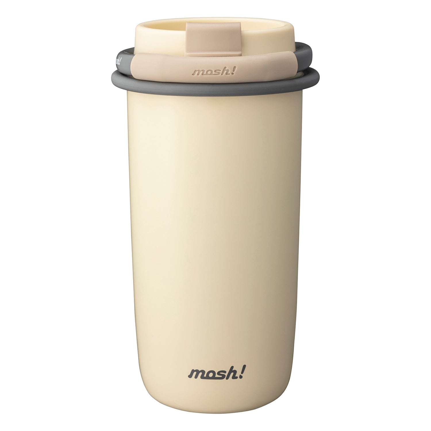 Mosh! Latte Straw Bottle 480ml - Ivory DS-DMLS480IV