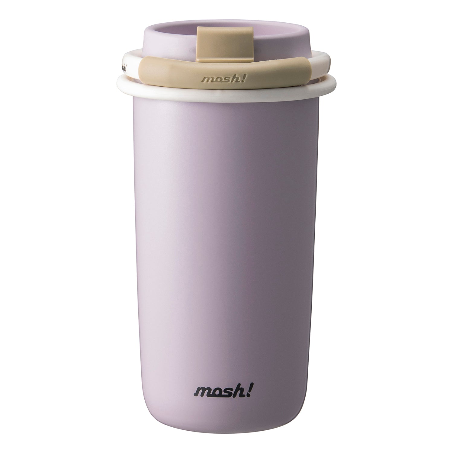 Mosh! Latte Straw Bottle 480ml - Lavender DS-DMLS480LV