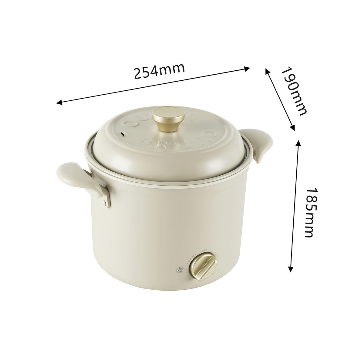 Dispaly item/Damaged Box - BRUNO Multi Mini Pot - Greige