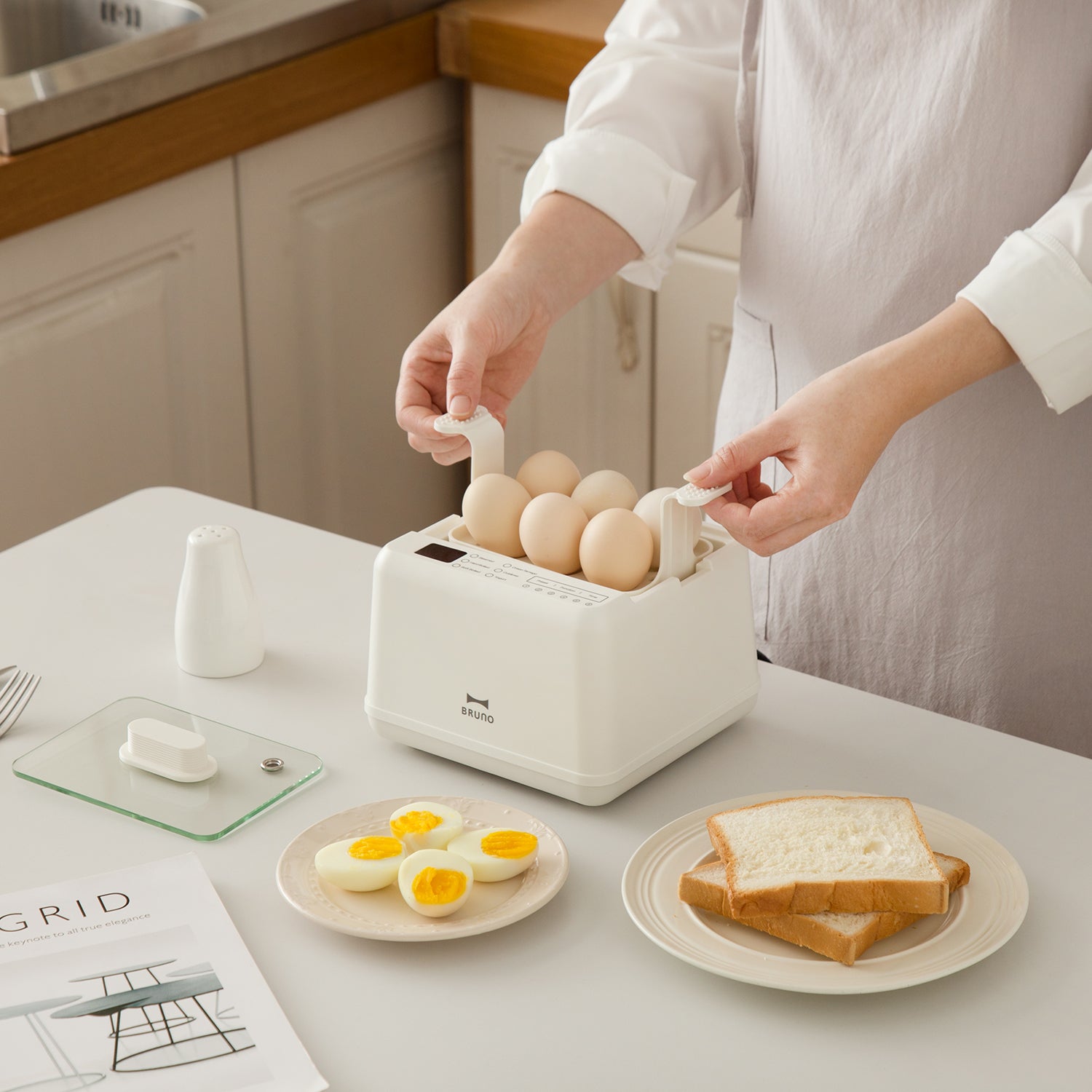 BRUNO Mini Food Steamer / Egg Boiler｜BAK815