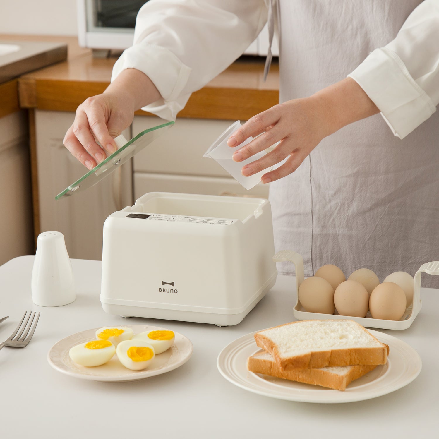 BRUNO Mini Food Steamer / Egg Boiler｜BAK815