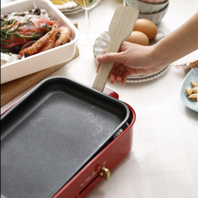 BRUNO Compact Hot Plate Essential Set (Red / 5 Plates included)