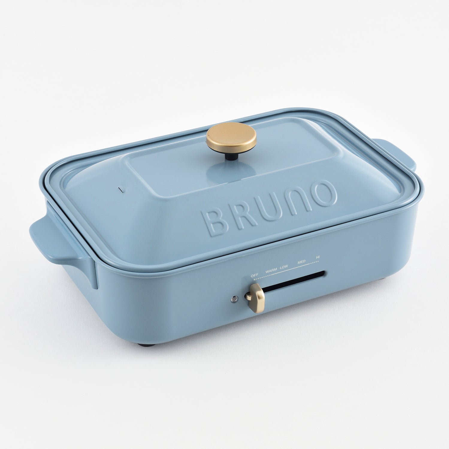 BRUNO Compact Hot Plate Ultimate Set (Pottery Blue / 7 Plates included)