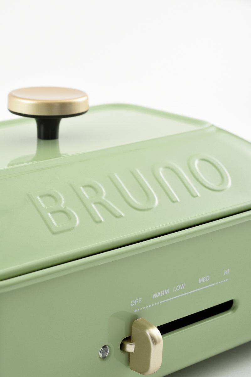 BRUNO Compact Hot Plate Essential Set (Matcha Green / 5 Plates included)