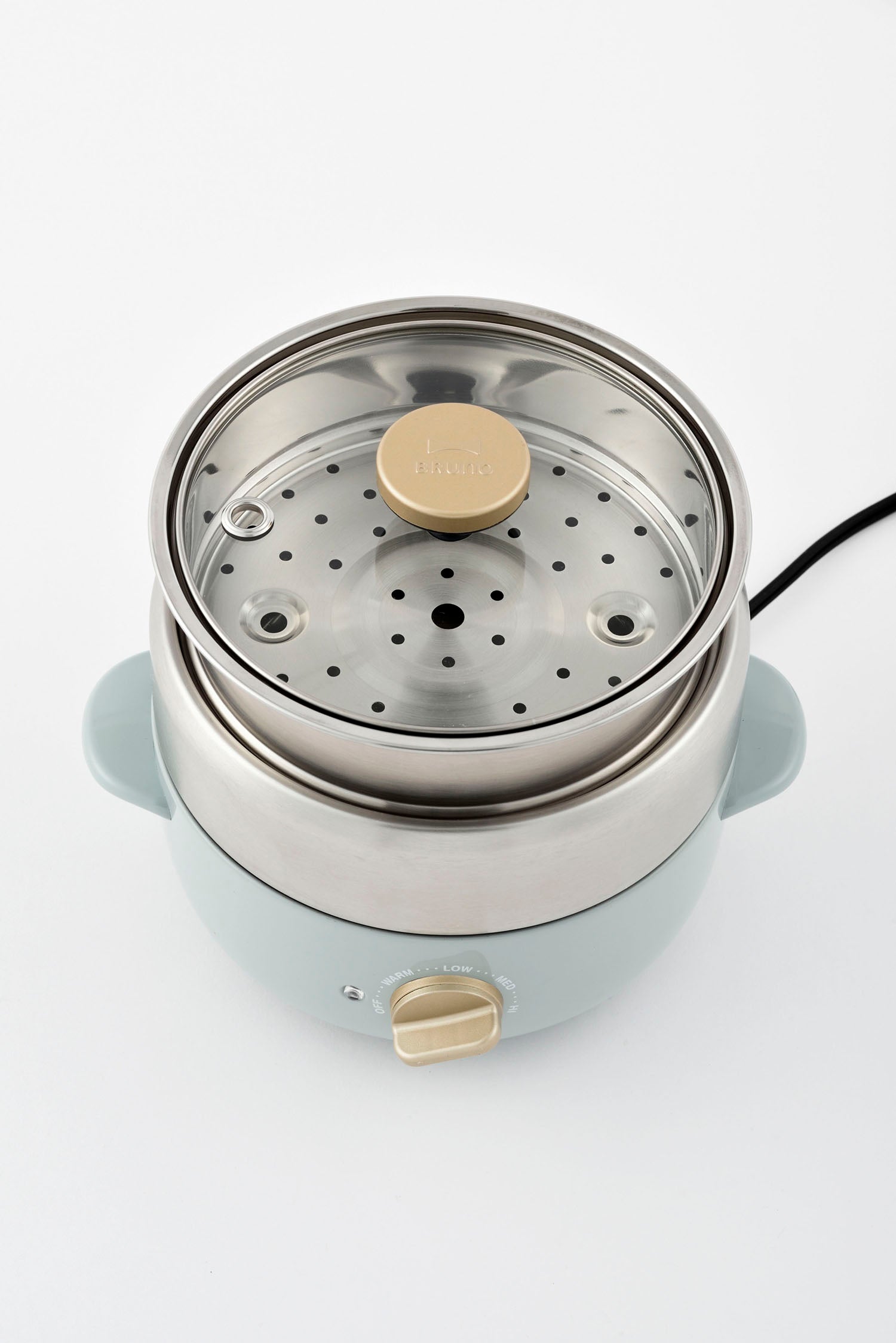 BRUNO Compact Multi Grill Pot - White (Preorder: Late Novemeber)