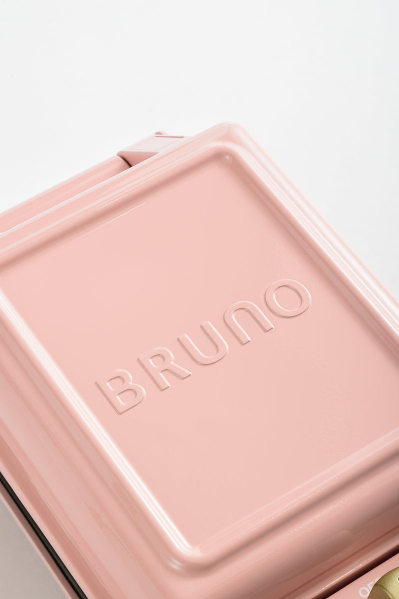 BRUNO Single Hot Sandwich Maker Set (Pale Pink / 6 Plate included)
