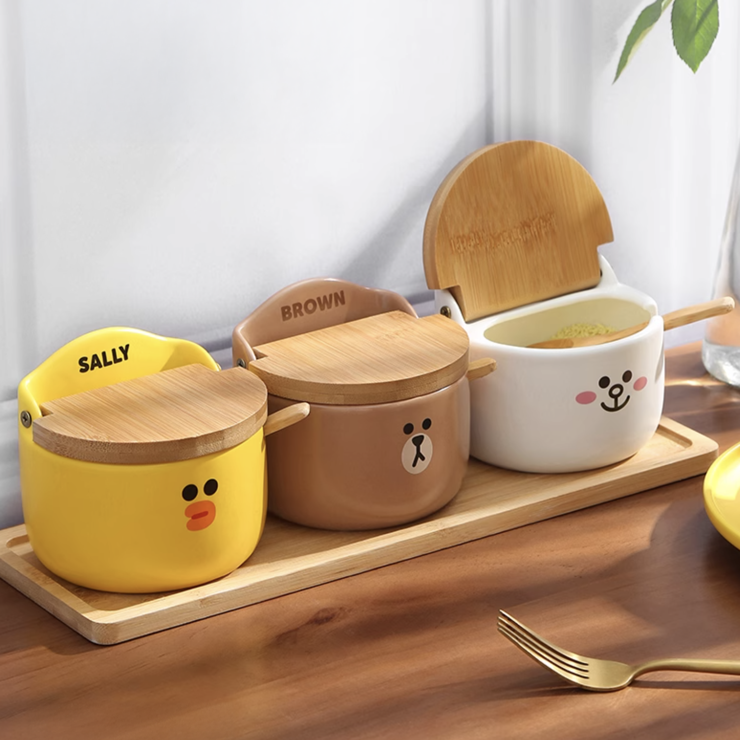 LINE FRIENDS Kitchen Seasoning Jar