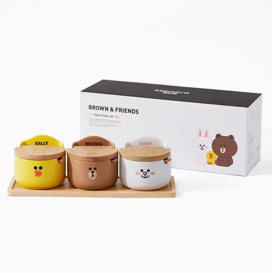 LINE FRIENDS Kitchen Seasoning Jar