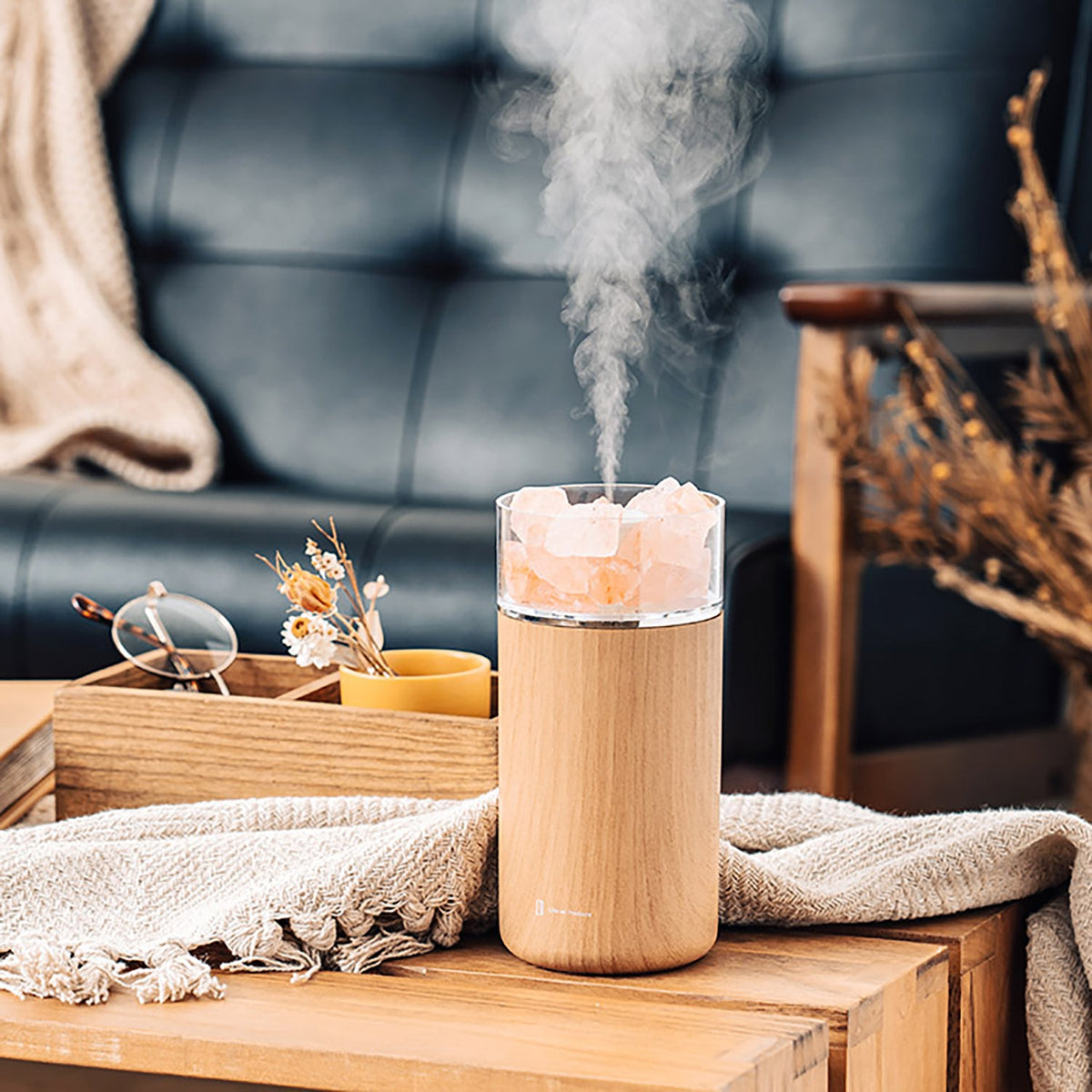 Life on Products Aroma Stone Cordless Humidifier with Light 400ml | LO-LCAHF002