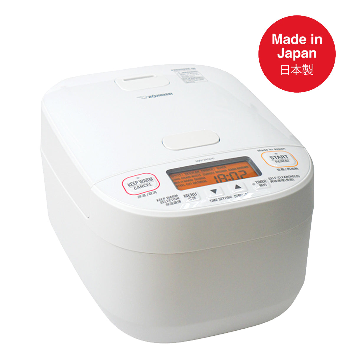 Zojirushi High Quality IH Pressure Rice Cooker | NW-YAQ Series (1.0L / 1.8L)