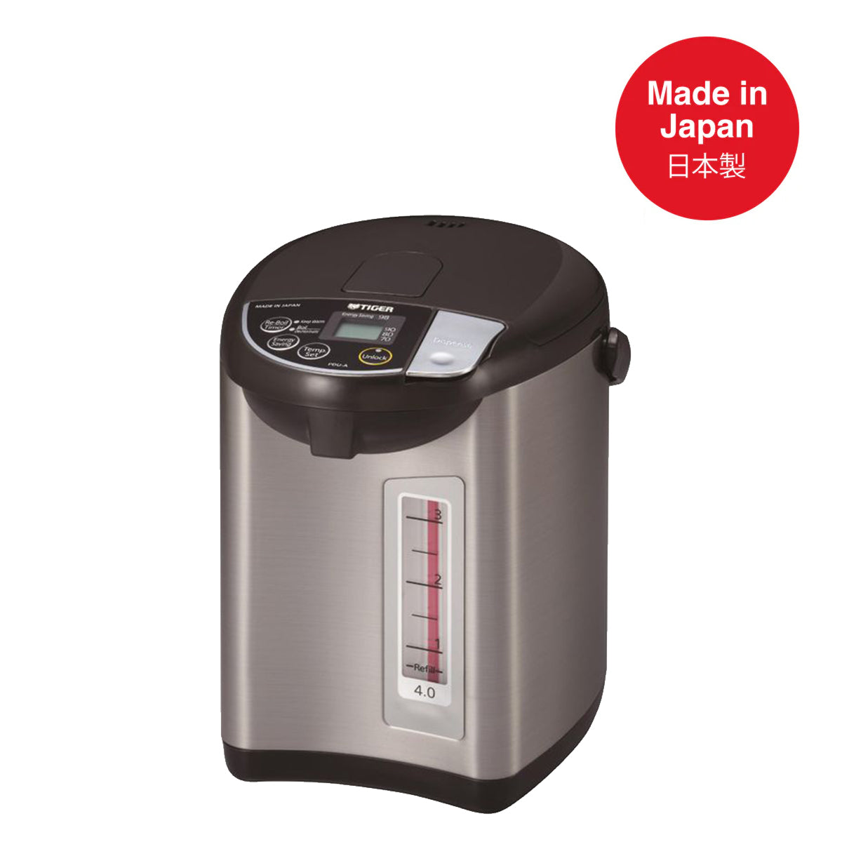 Tiger Electric Thermos Pot | PDU-A Series (3.0L / 4.0L / 5.0L)