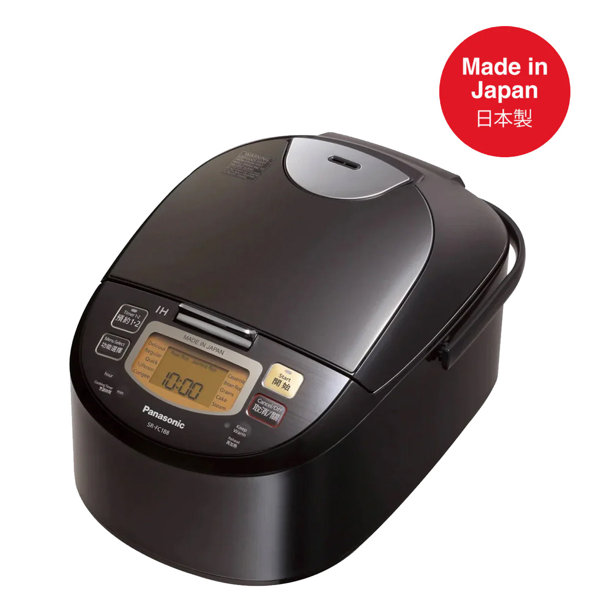 Panasonic Diamond "Kamado" IH Rice Cooker | SR-FC Series (1.0L / 1.8L)