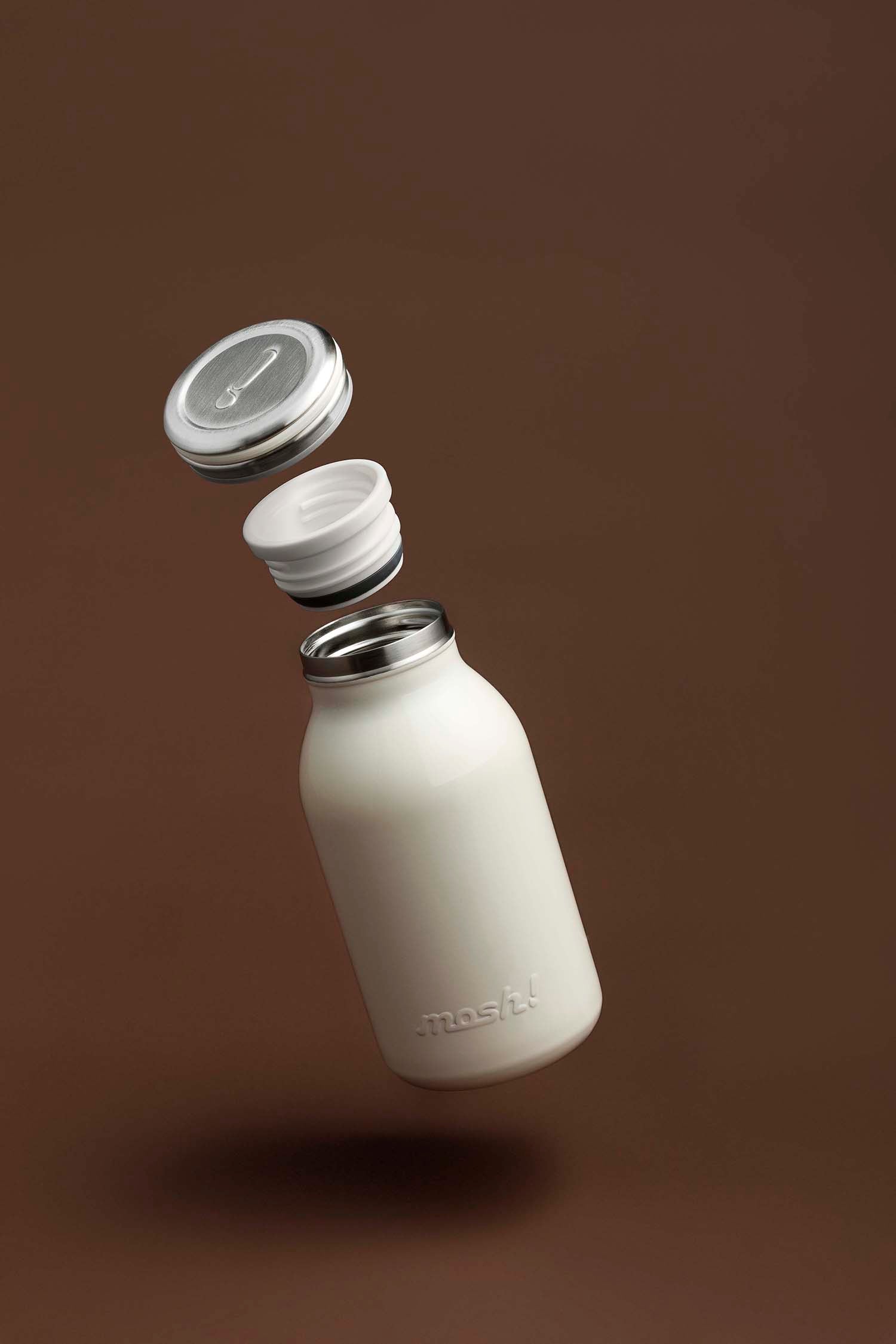 Mosh! Milk Bottle 380ml - Mocha DS-DMNMB380MK (Preorder: Late Novemeber)