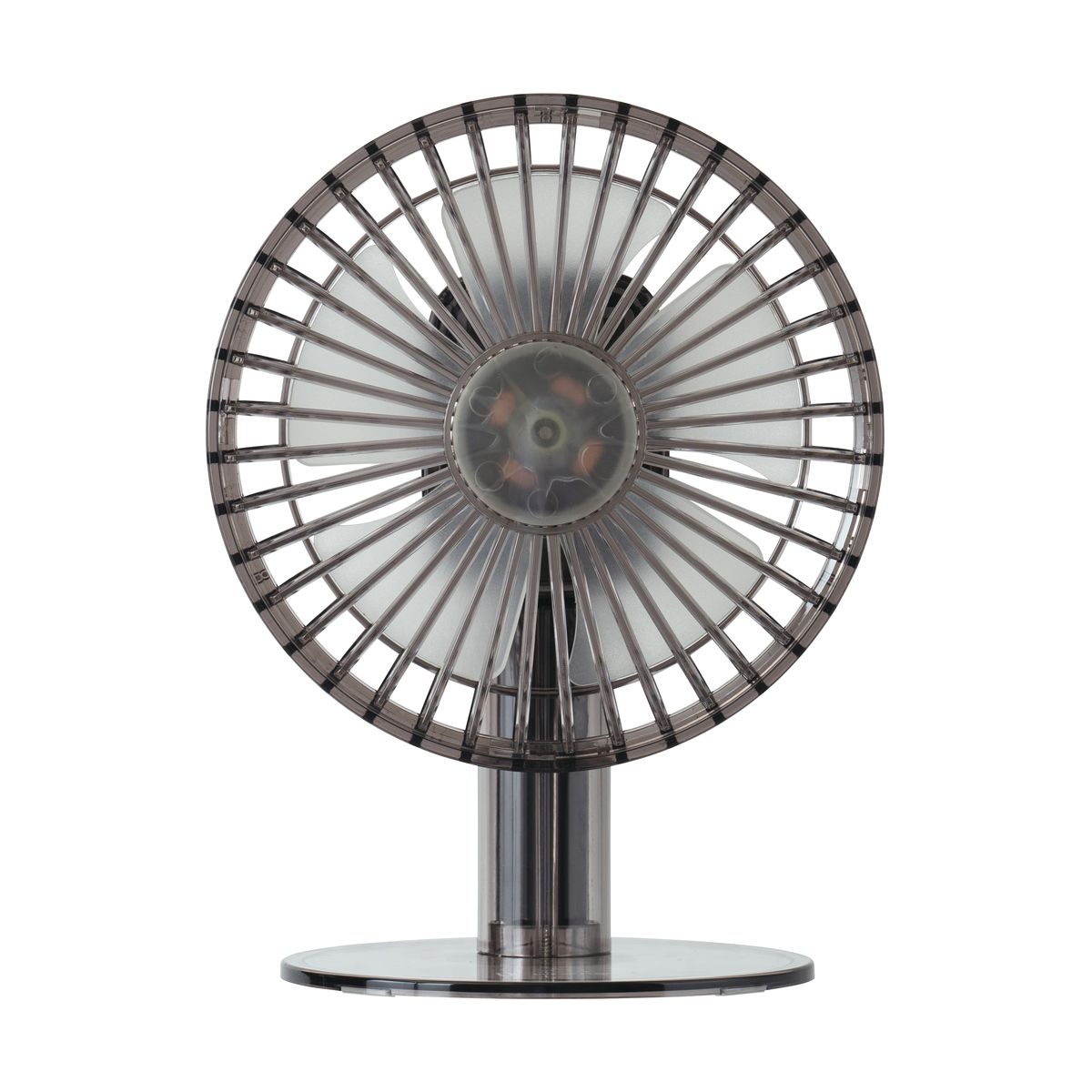 Life on Products Clear Desk Fan with Swing | LO-LCAF029