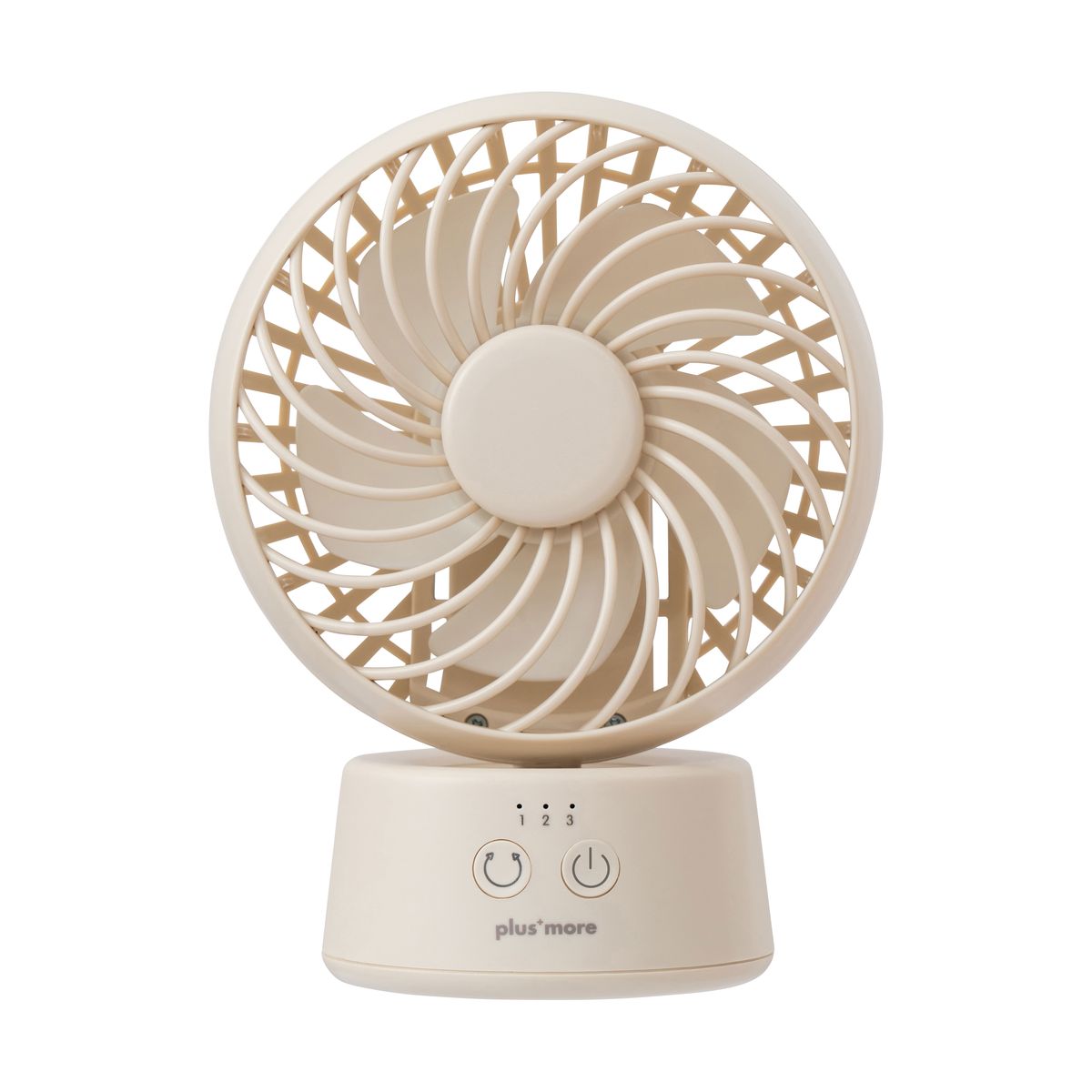 Life on Products Round Mini Desk Fan with Swing | LO-PBAF005