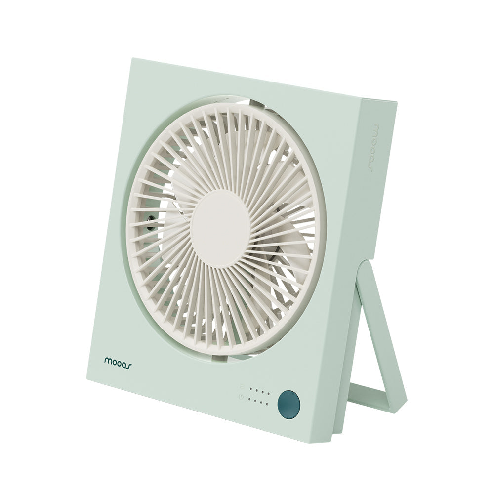 mooas Magnetic Square Cordless Desktop Fan | MF-D2
