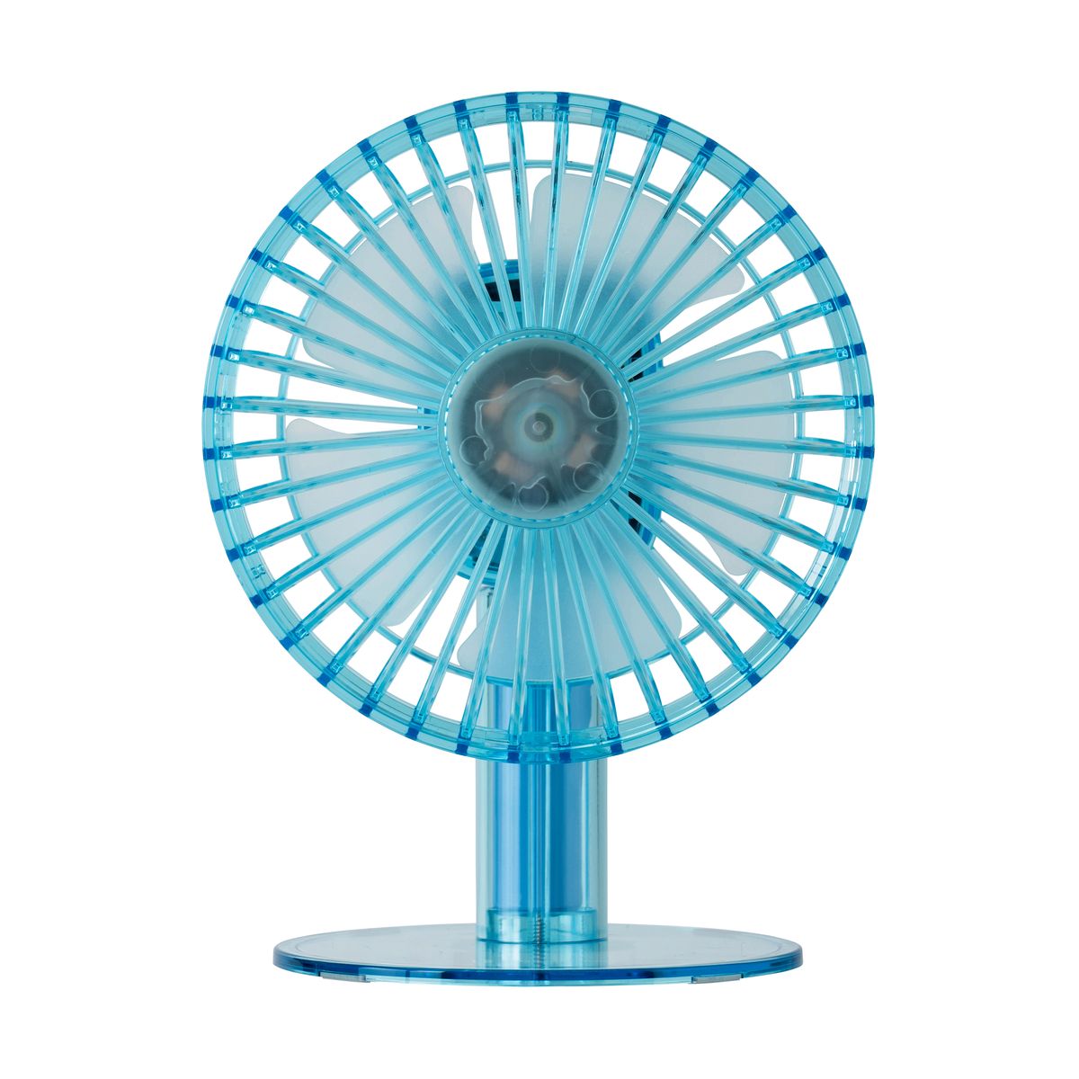 Life on Products Clear Desk Fan with Swing | LO-LCAF029