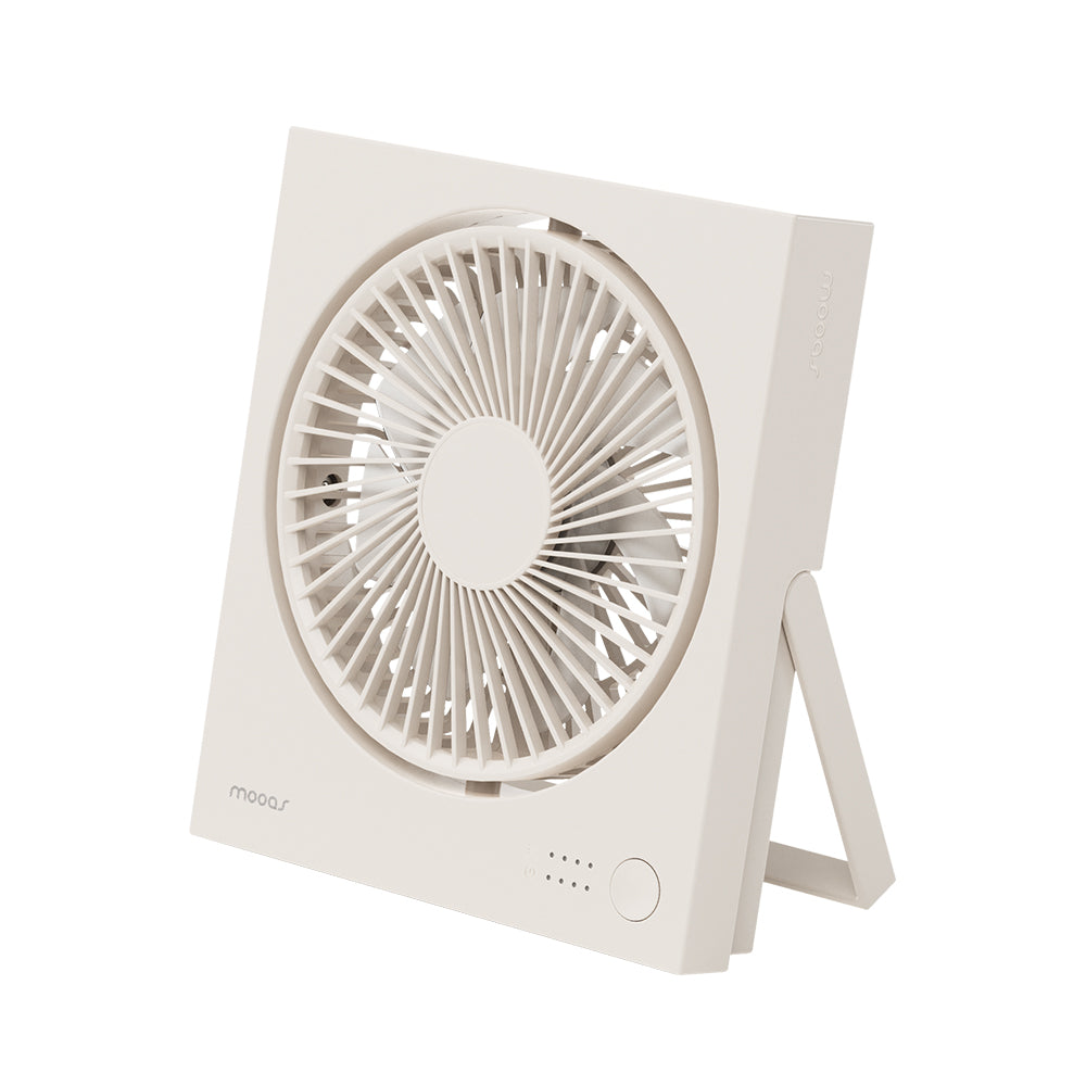 mooas Magnetic Square Cordless Desktop Fan | MF-D2