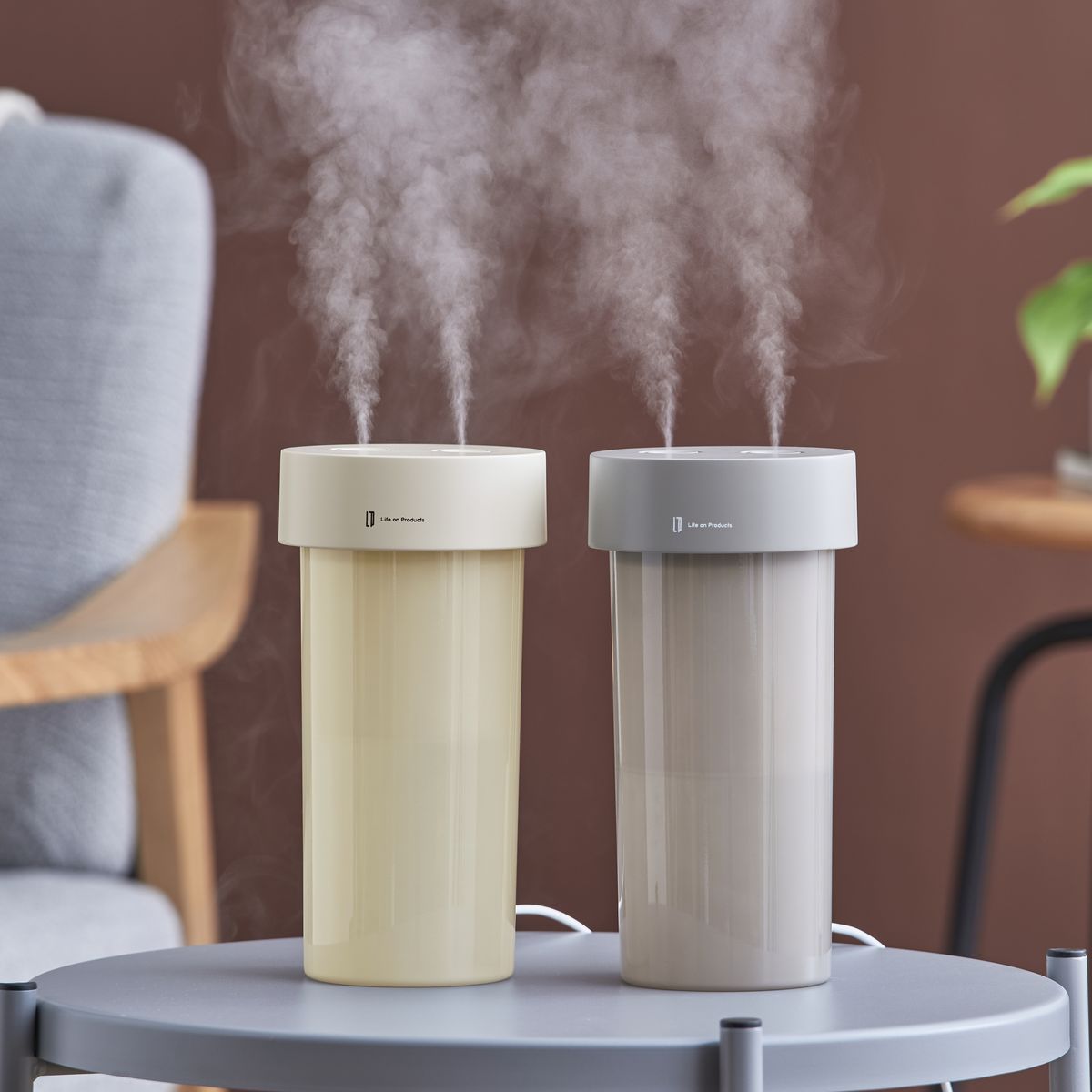 Life on Products USB Twin Jet Humidifier 800ml | LCAHF011