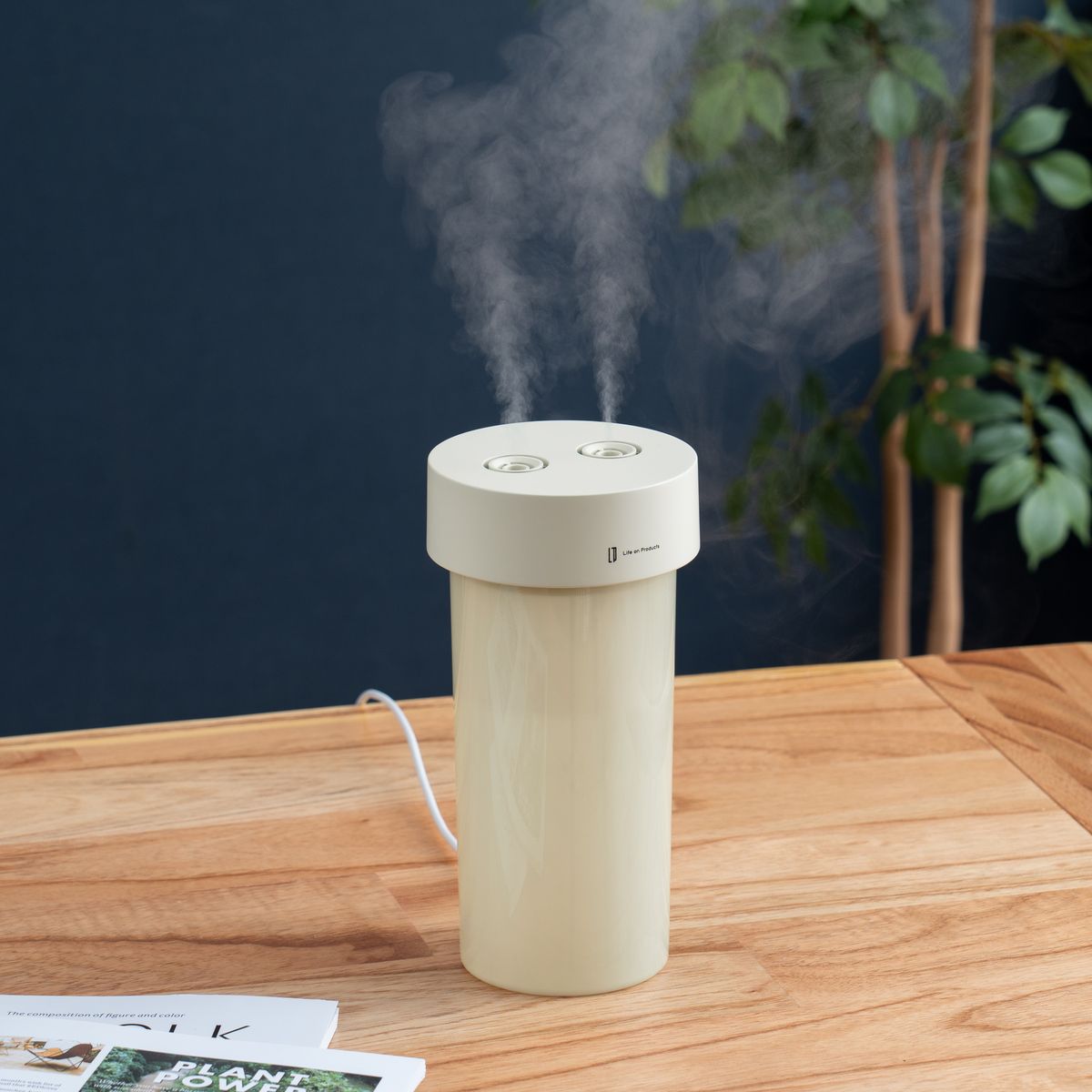 Life on Products USB Twin Jet Humidifier 800ml | LCAHF011