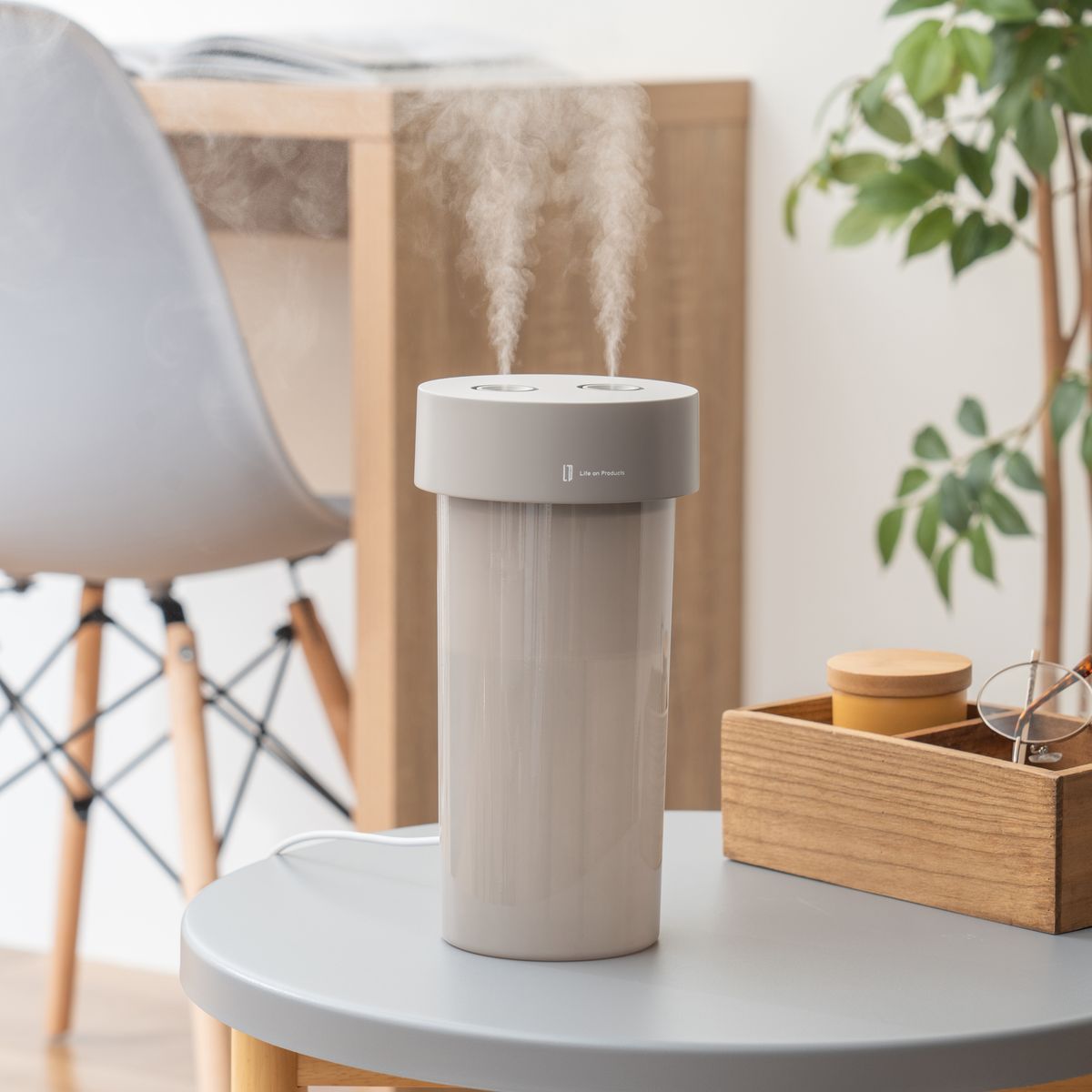Life on Products USB Twin Jet Humidifier 800ml | LCAHF011
