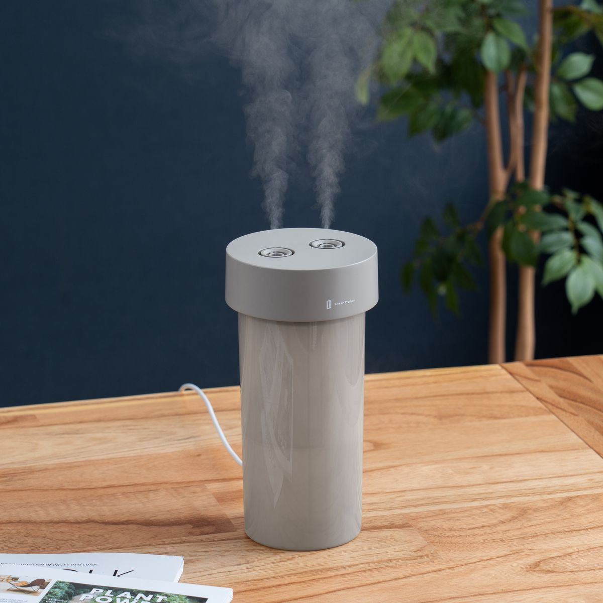 Life on Products USB Twin Jet Humidifier 800ml | LCAHF011