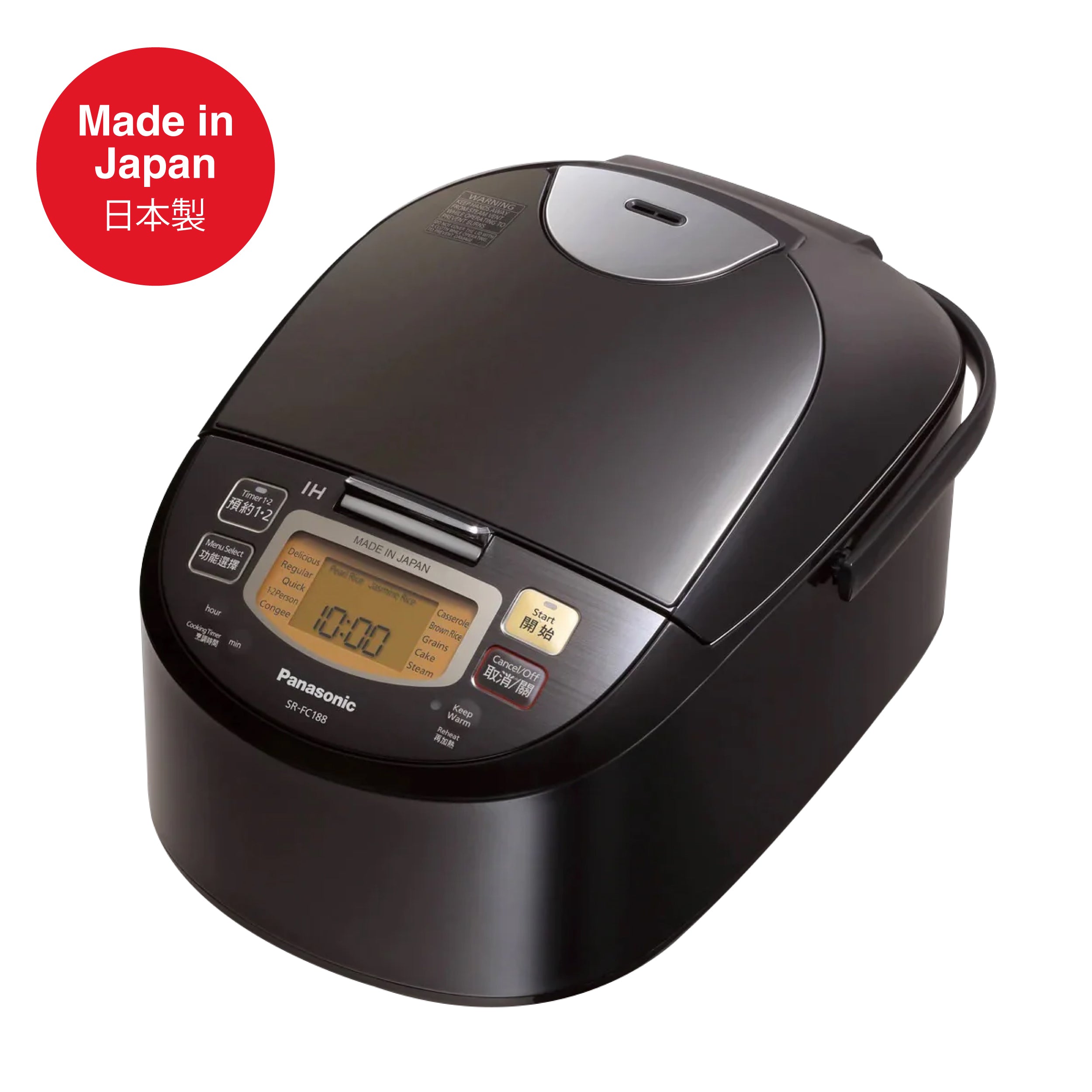 Panasonic Diamond "Kamado" IH Rice Cooker SR-FC188 (1.8L / 220V UK version) (Preorder: Early November)