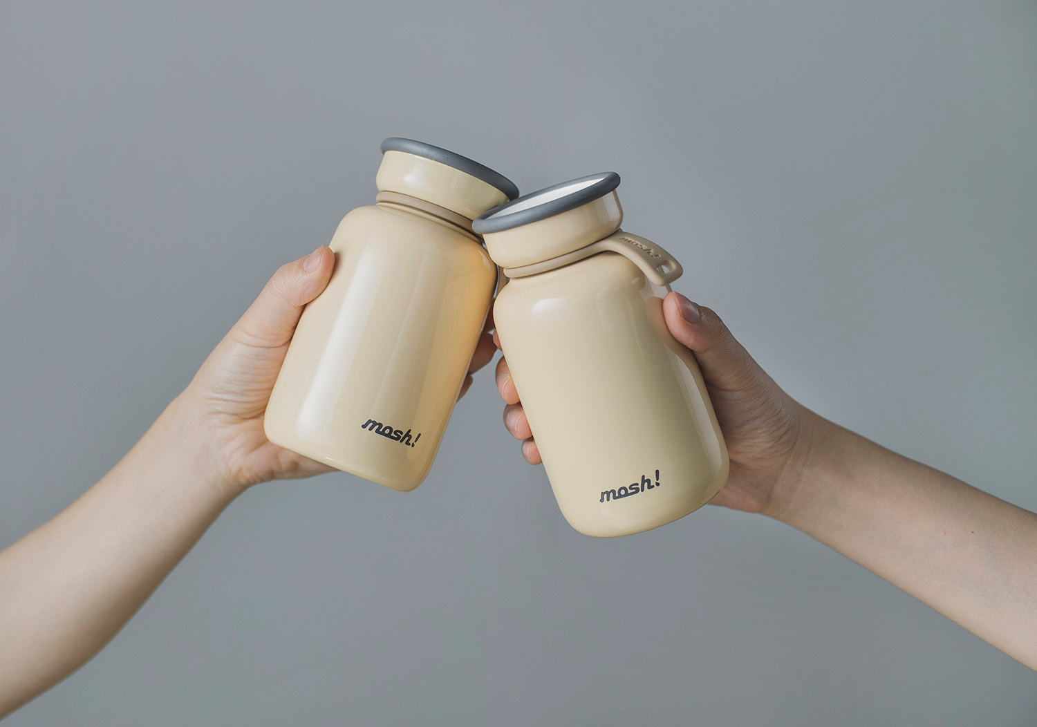 Mosh! Latte Bottle 450ml - Peach DS-DMLB450PE  (Preorder: Late Novemeber)