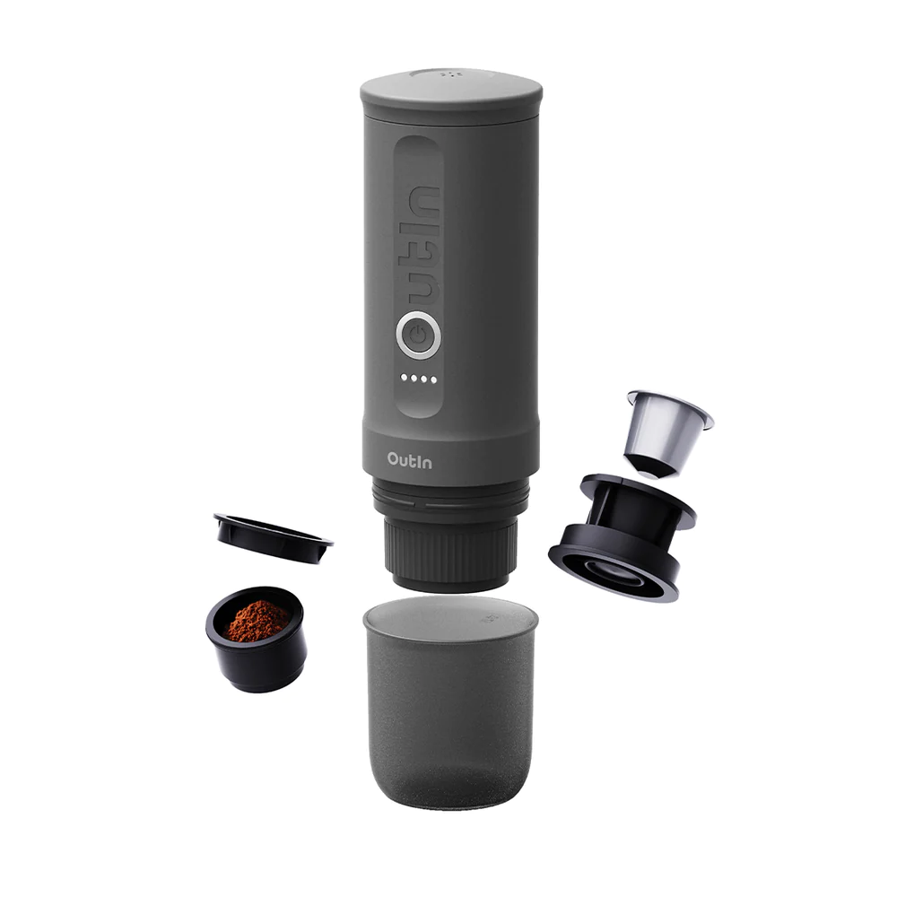 Outin Nano Portable Espresso Machine (Space Grey) (Preorder: Late Novemeber)