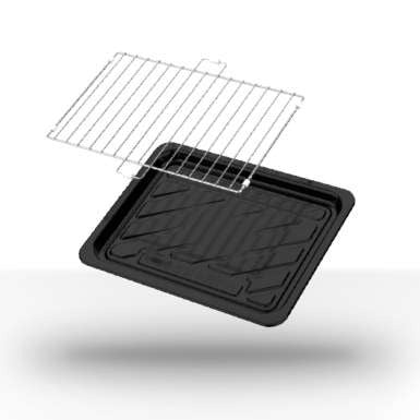 Baking tray and steam rack included with the ER-SD99HKW