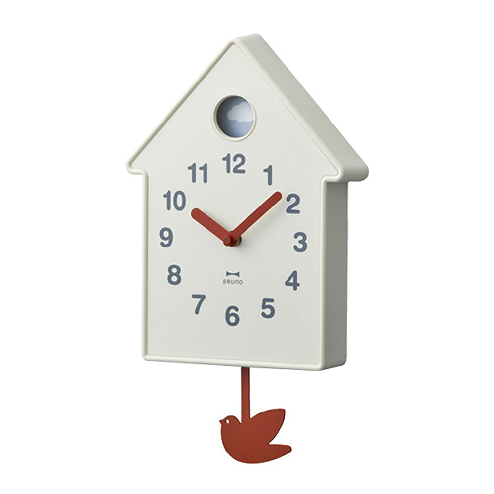 BRUNO Bird Mobile clock - Ivory