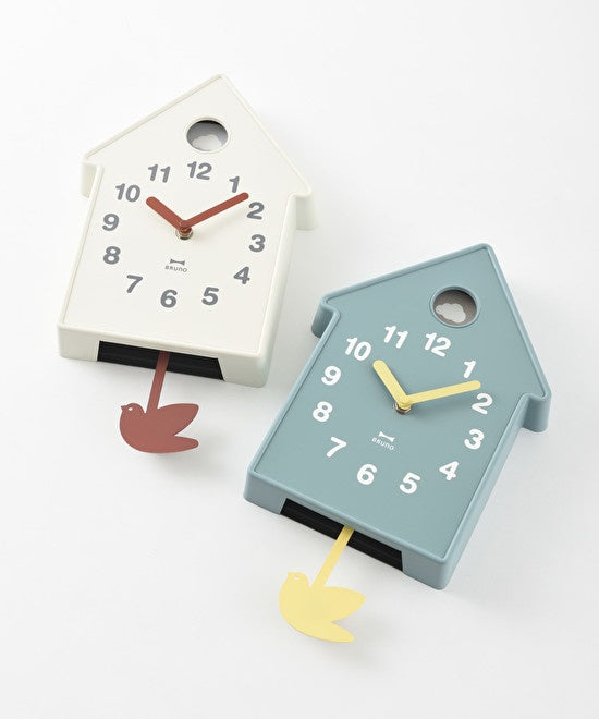 BRUNO Bird Mobile clock - Ivory