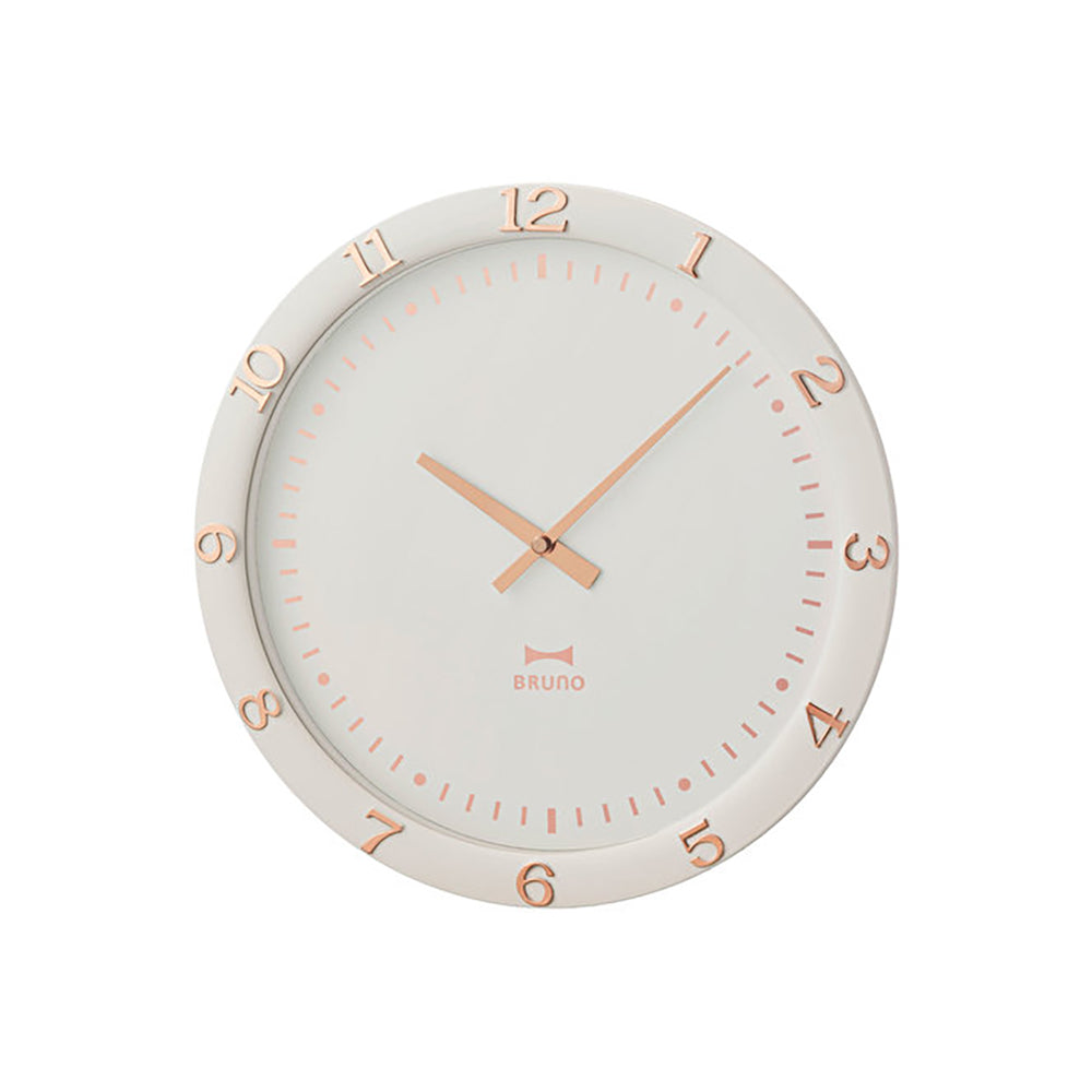 BRUNO Pastel Wall Clock - Greige