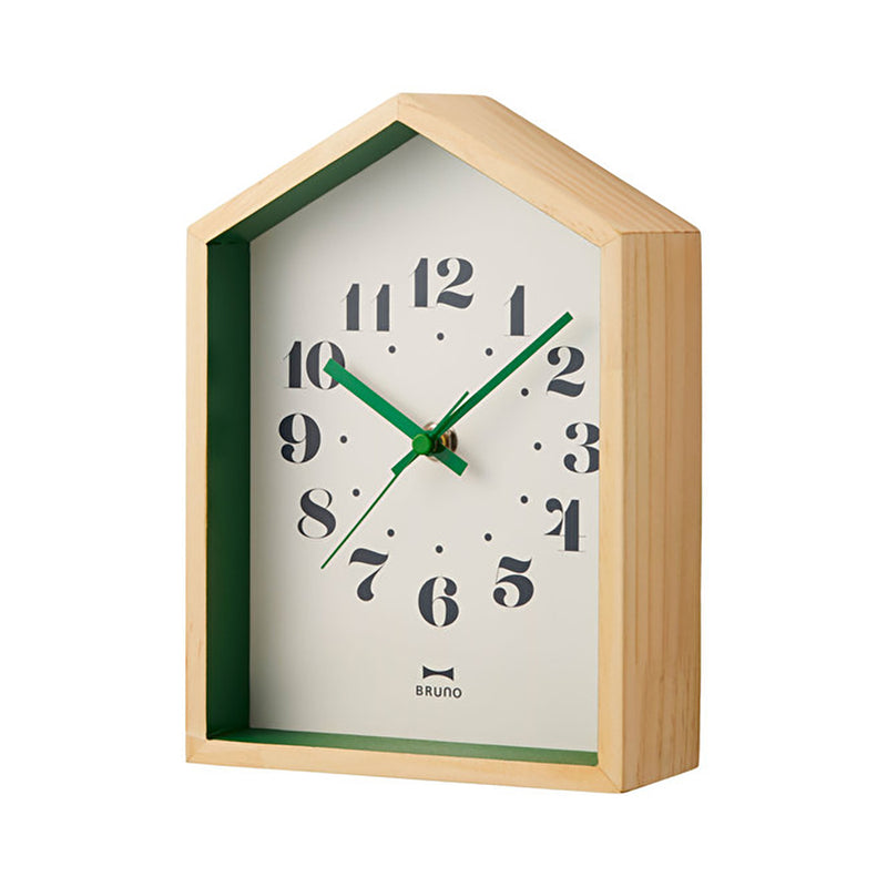 BRUNO Woodhouse Clock - White