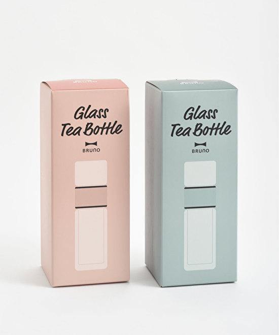 BRUNO Glass Tea Bottle - Pink (Preorder: Mid-April 2021) - happycooking uk