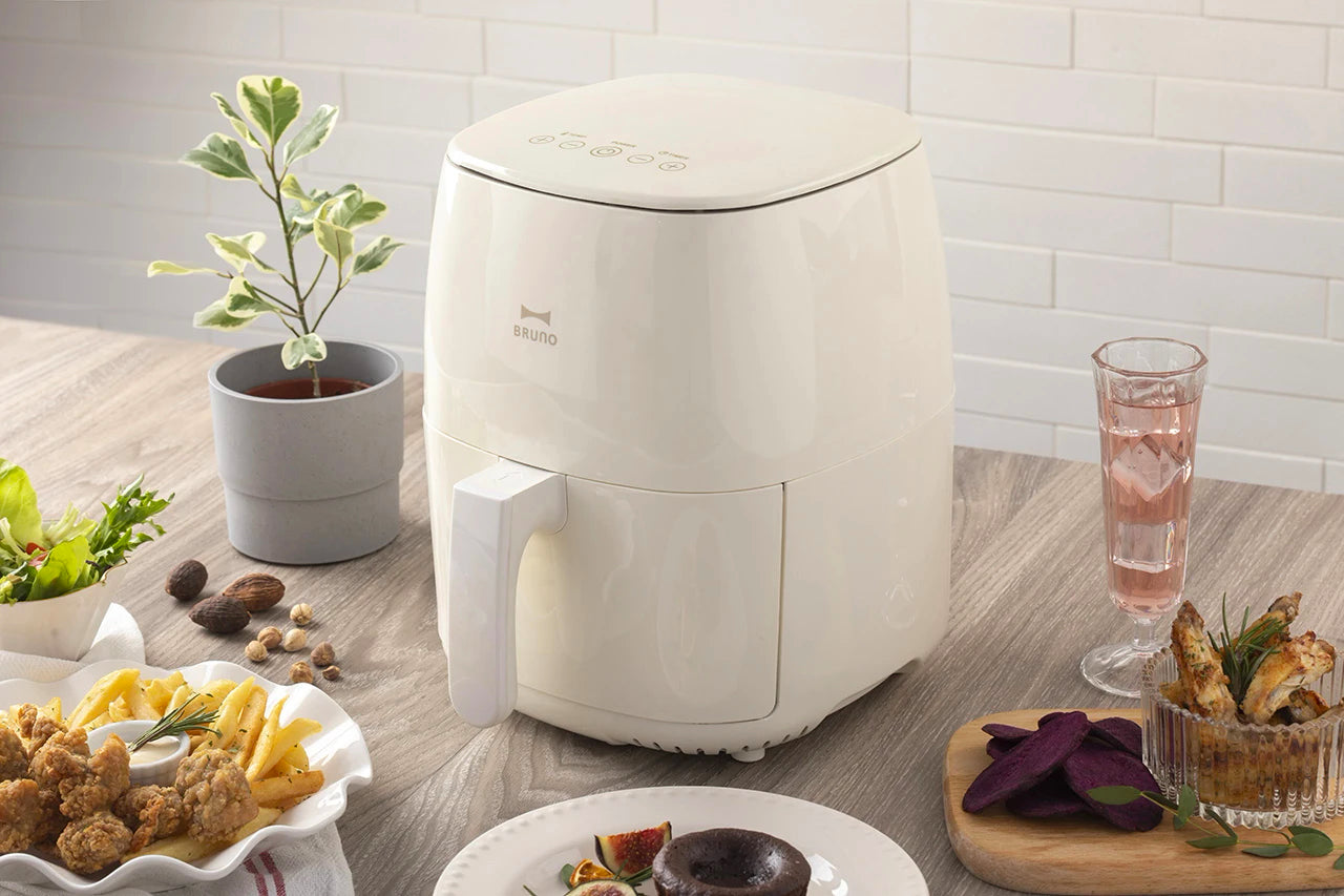 BRUNO Glass Air Fryer ホワイト Bruno Glass Air Fryer | Japan Trend Shop
