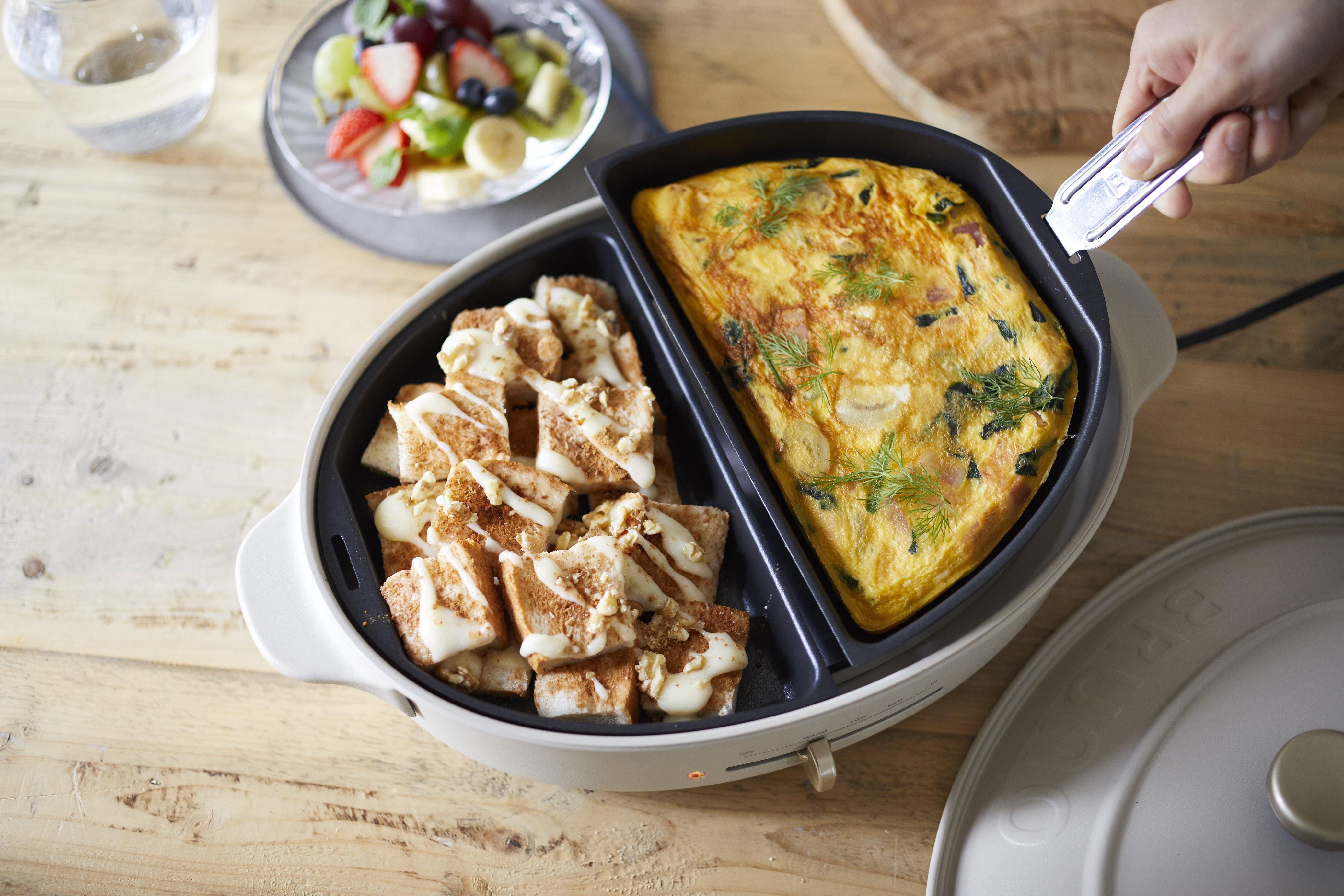 BRUNO Half Plate (for Oval Hot Plate)