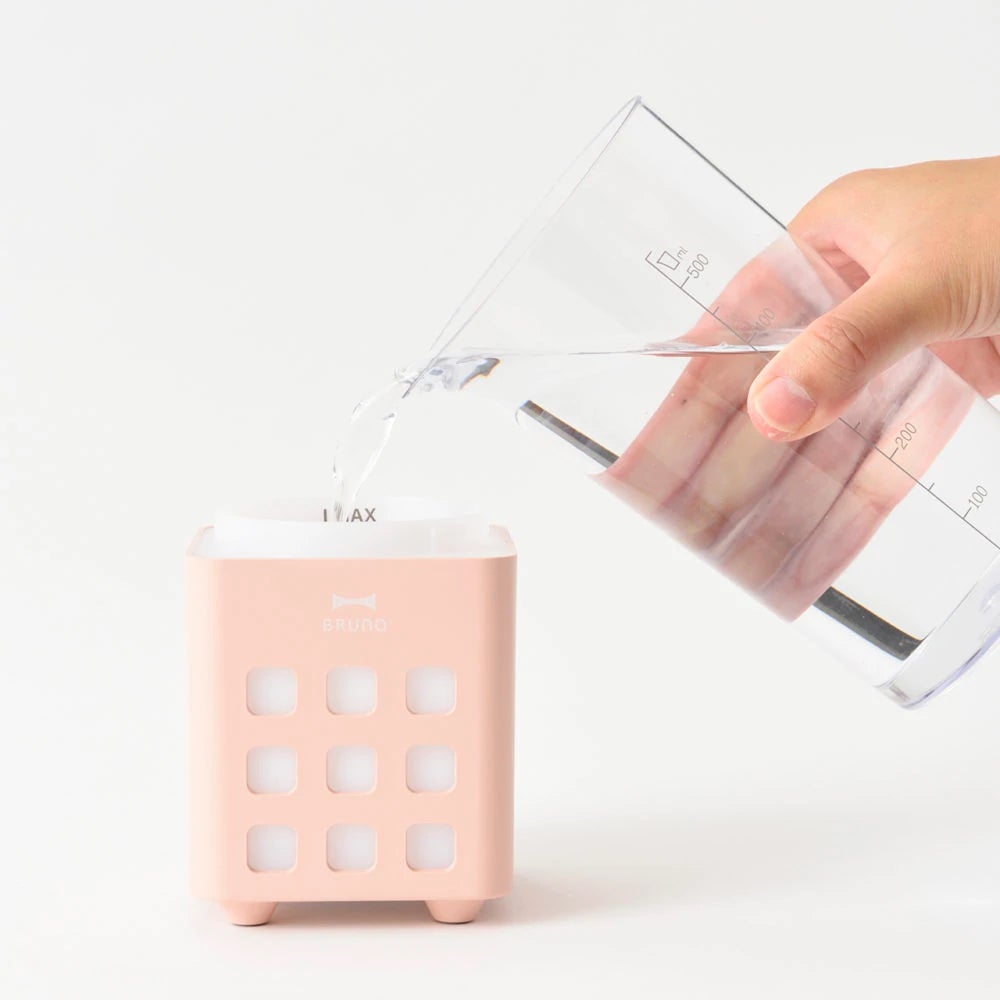 BRUNO USB Humidifier Cube Mist - Pink